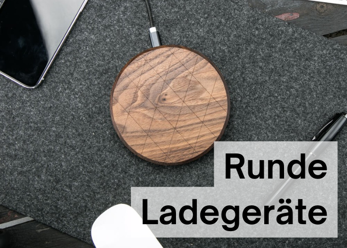 Luxuriöse sechseckige kabellose Holzladegeräte