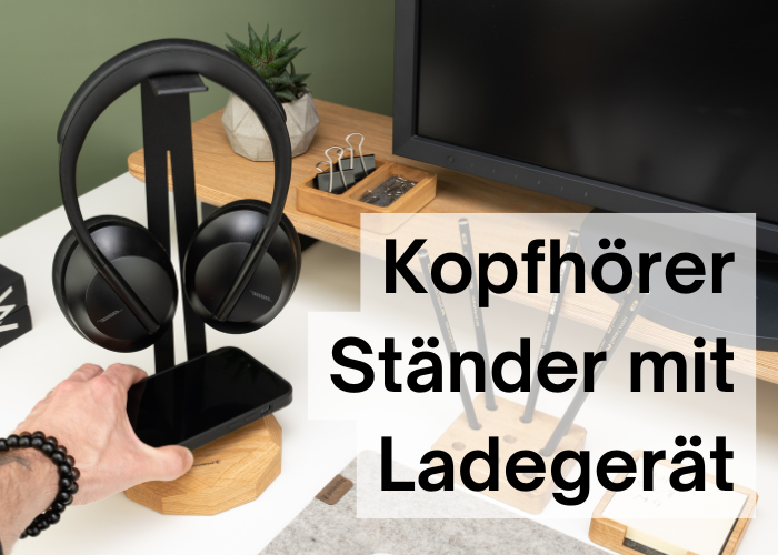 Kopfhörerständer mit Ladegerät